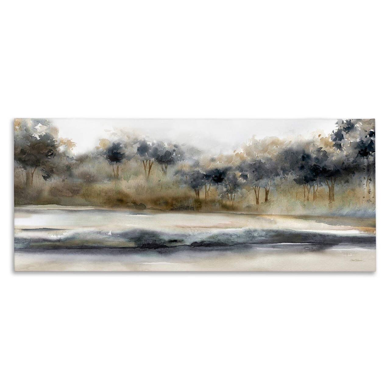 Stupell Industries Abstract Nature Grove Scenery Canvas Wall Art